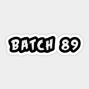 batch 89 Sticker